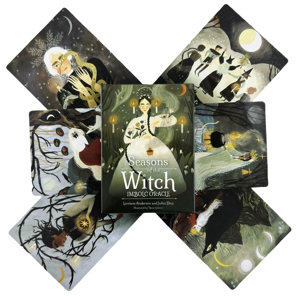 Seasons of the Witch: Imbolc Oracle | 44-Card Oracle Deck & Guidebook