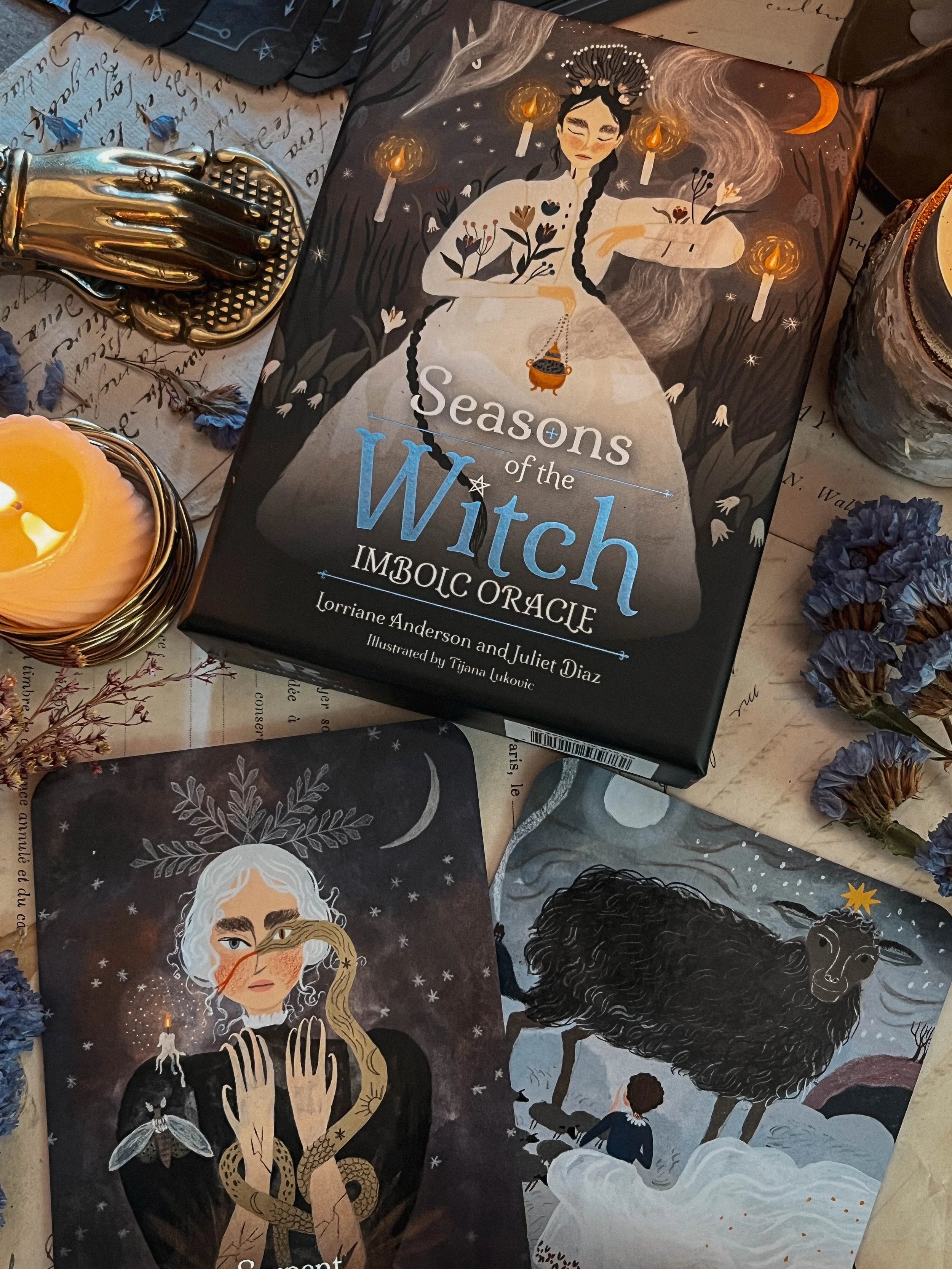 Seasons of the Witch: Imbolc Oracle | 44-Card Oracle Deck & Guidebook