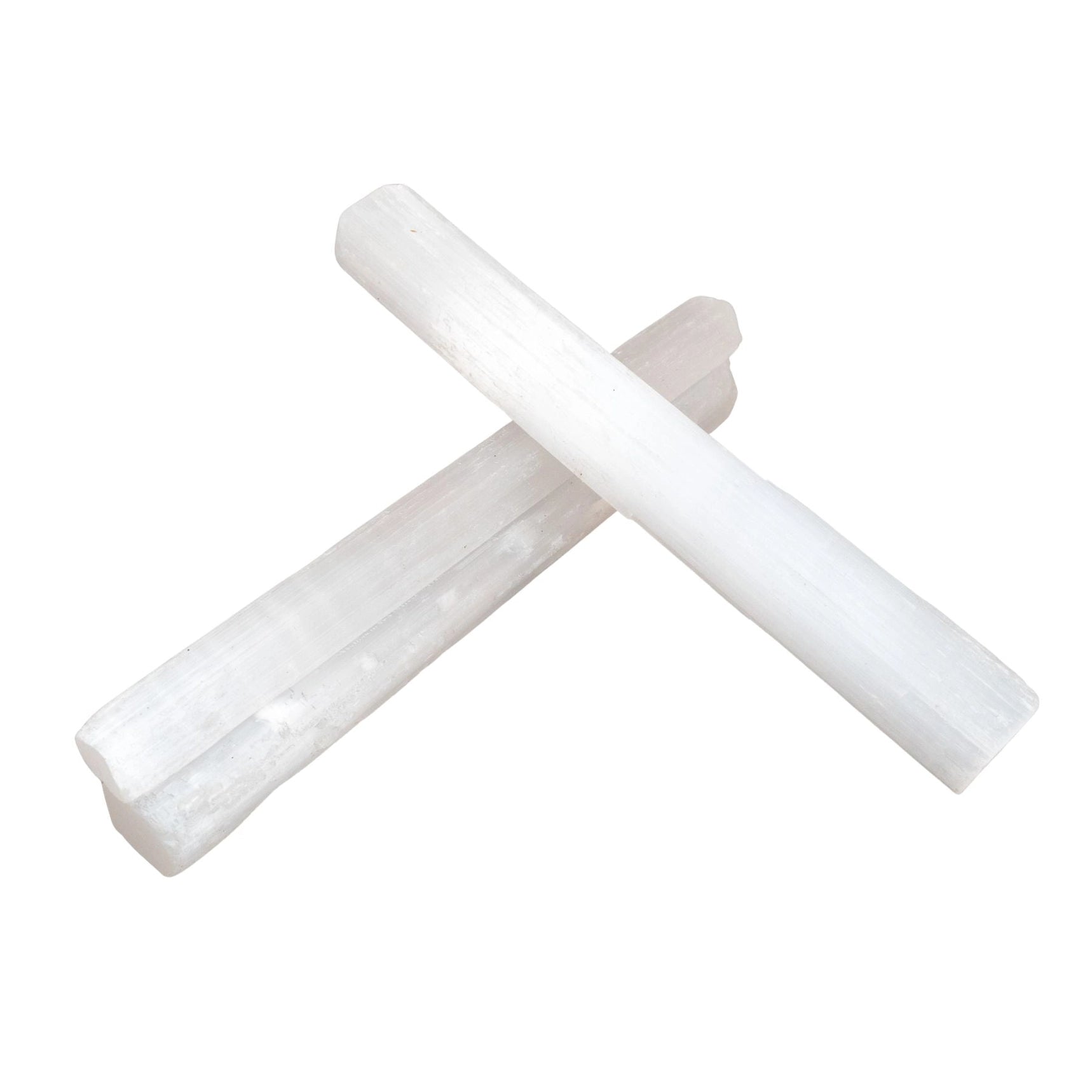 Raw Selenite Wand — Energy Cleansing & Spiritual Clarity Crystal (6”)