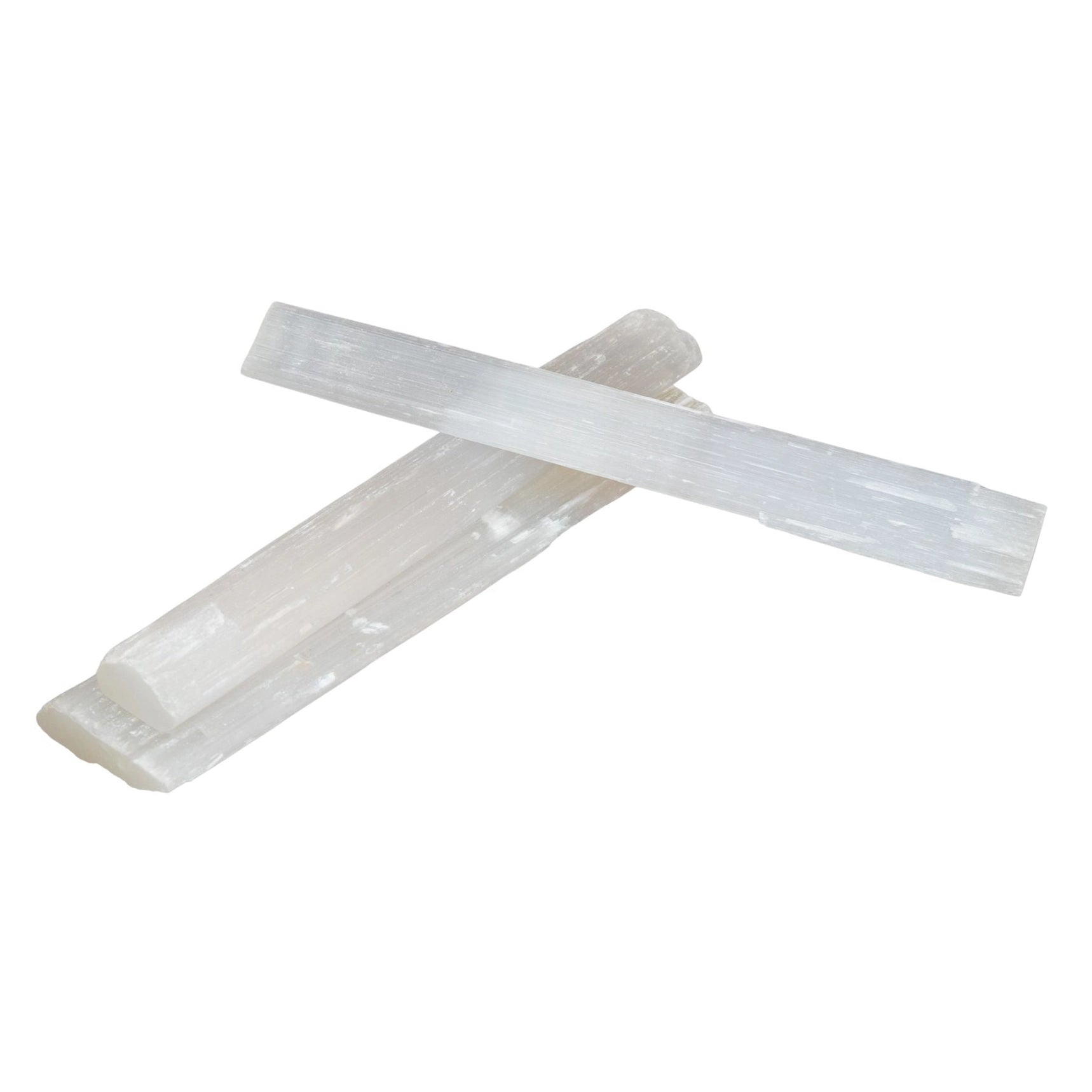 Raw Selenite Wand — Energy Cleansing & Spiritual Clarity Crystal (6”)