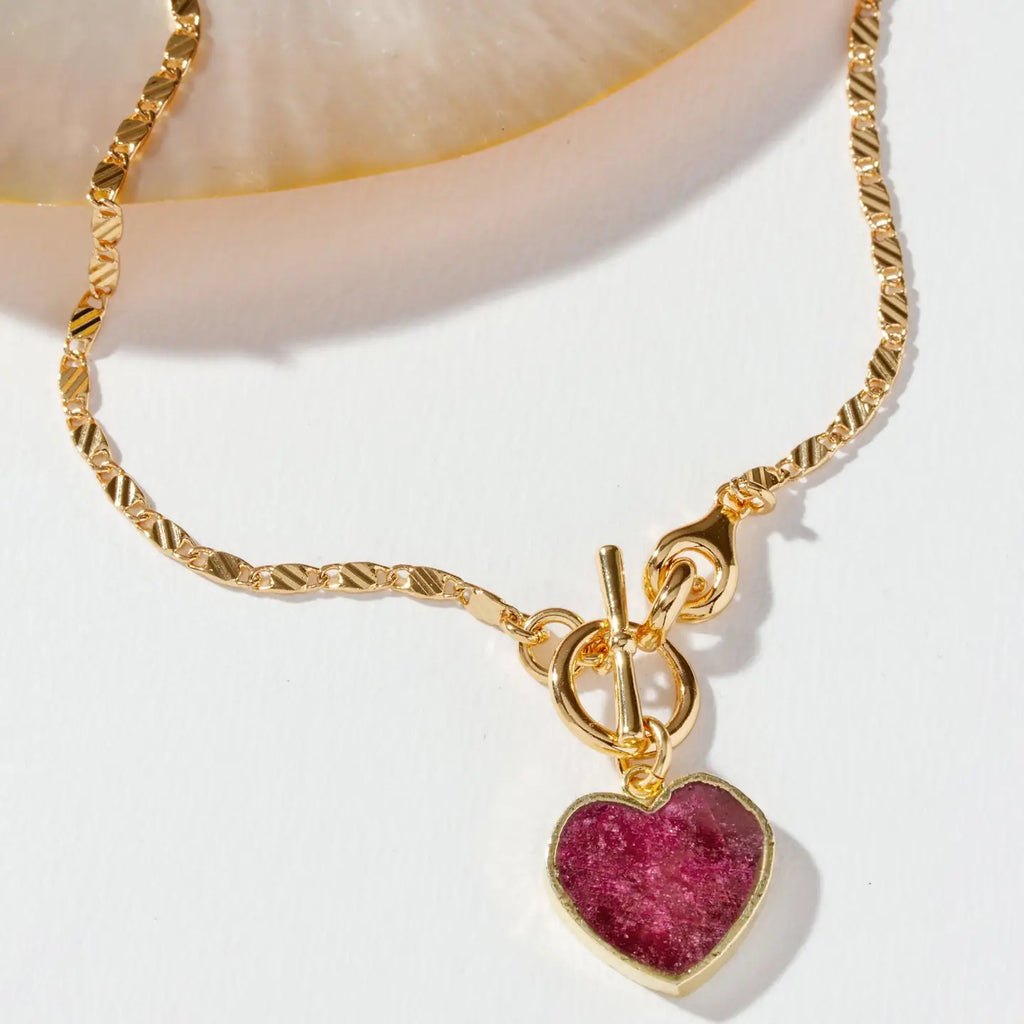 Self Love Ruby Toggle Necklace