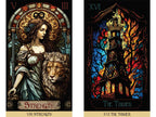 Stained Glass Tarot by James Edward | 78-Card Esoteric Tarot Deck & Guidebook