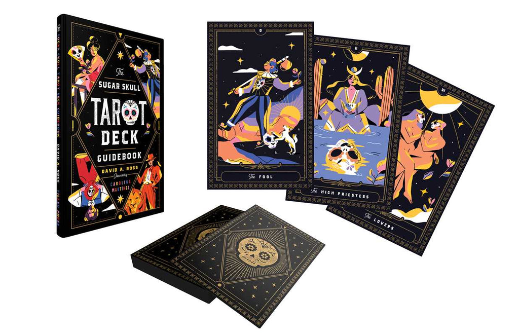 Sugar Skull Tarot Deck & Guidebook by David A. Ross | Día de Muertos Inspired Tarot