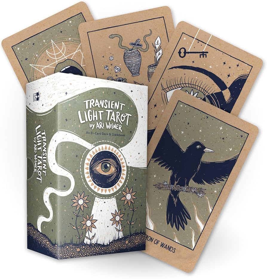 Transient Light Tarot — 81 Card Deck & Guidebook by Ari Wisner