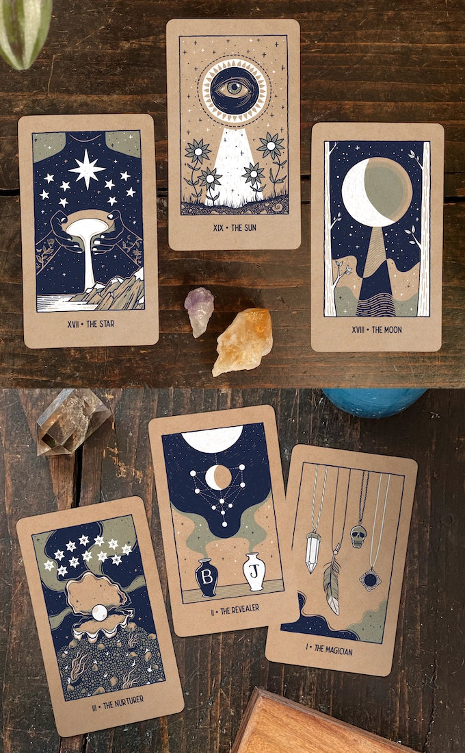 Transient Light Tarot — 81 Card Deck & Guidebook by Ari Wisner