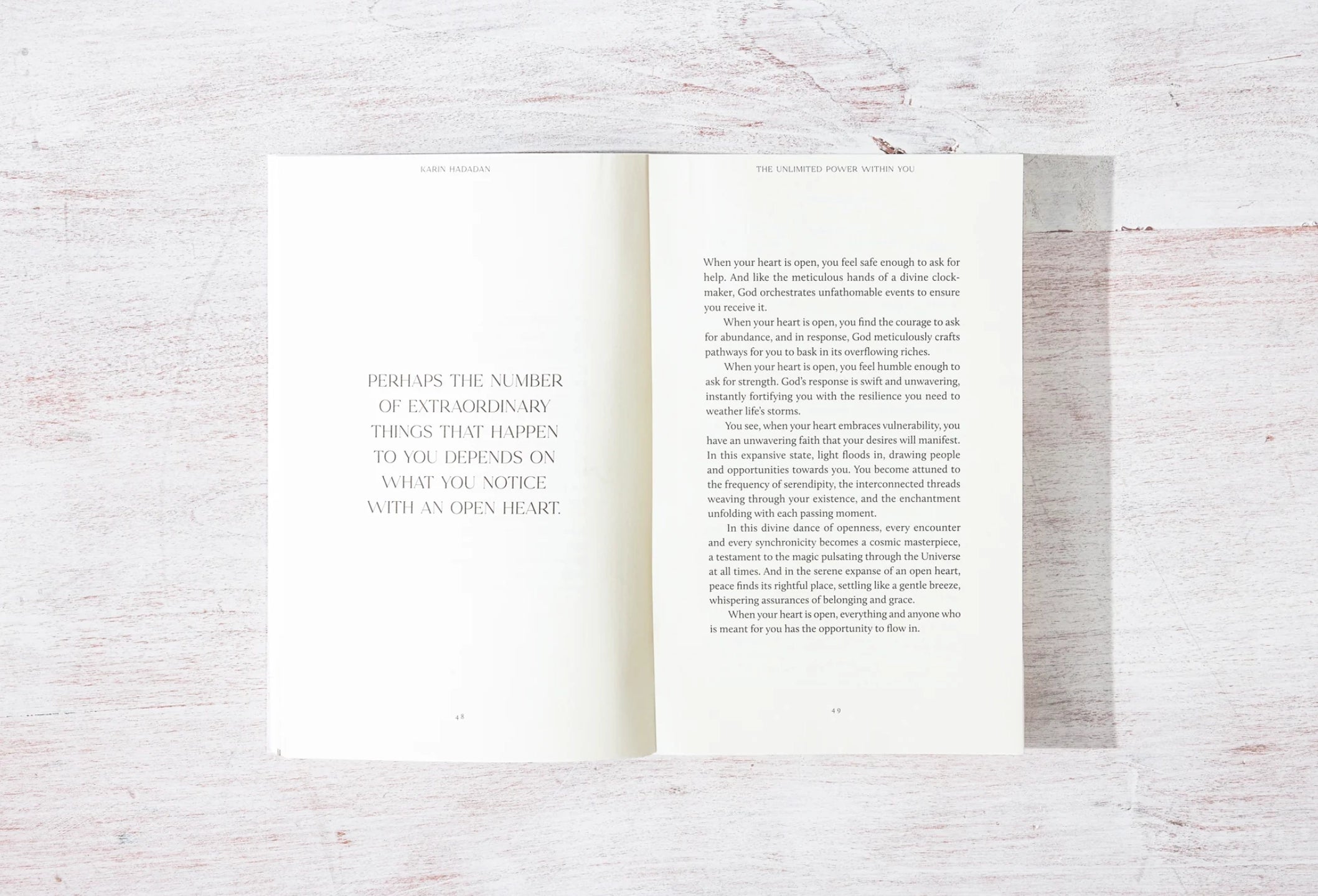 The Unlimited Power Within You — A Book on Faith, Healing & Inner Transformation by Karin Hadadan