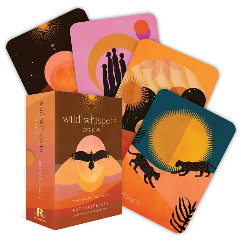 Wild Whispers Oracle: 44-Card Desert-Inspired Oracle Deck by Nat Girsberger